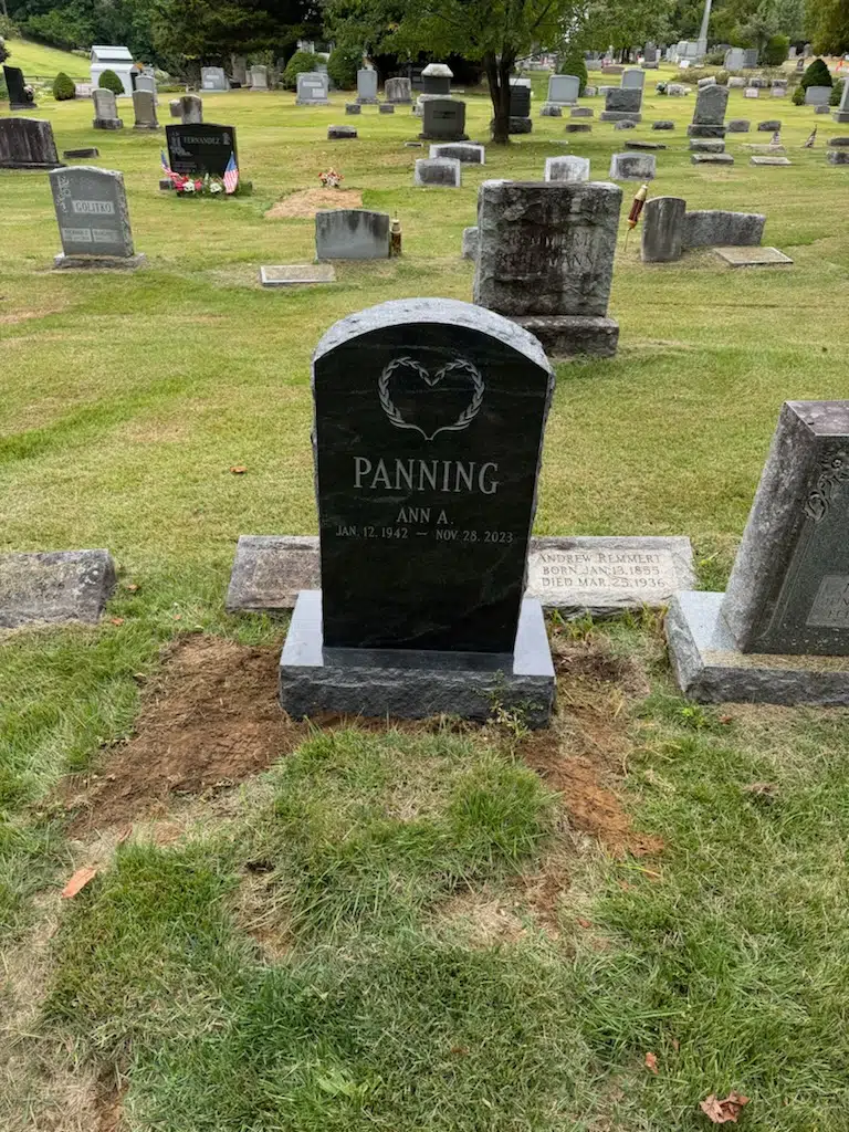 Granite Headstone hand-carved by Granite Memorial Shop in NJ — image 2