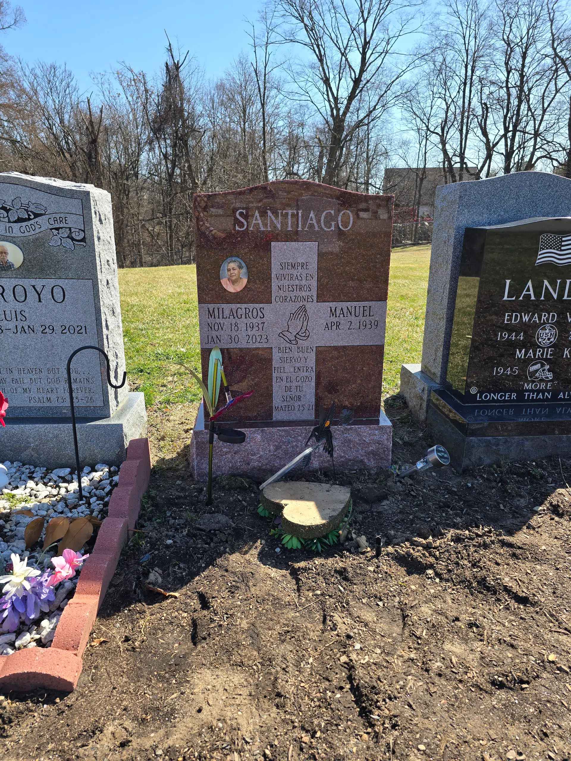 Granite Headstone hand-carved by Granite Memorial Shop in NJ — image 3