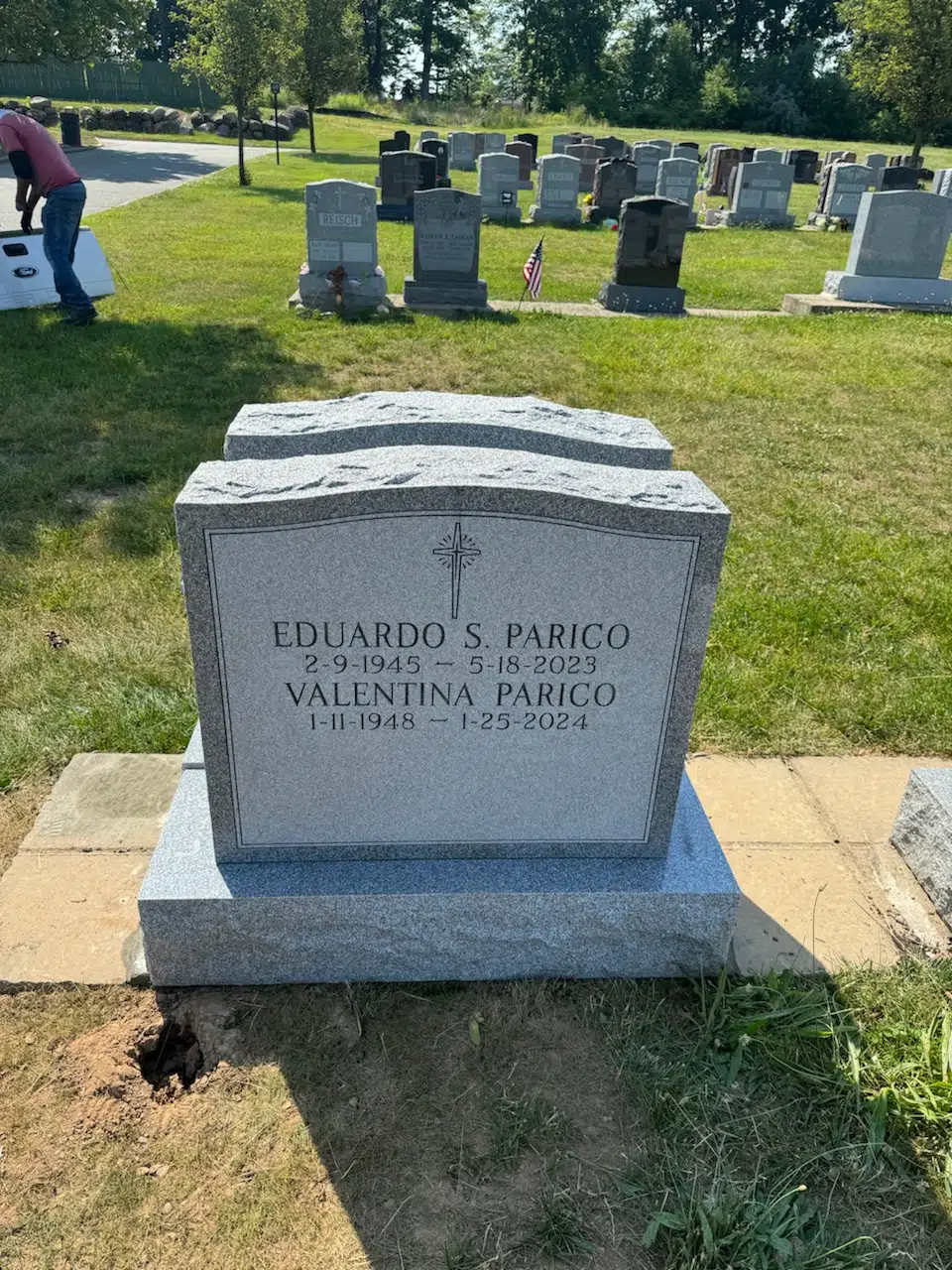 Granite Headstone hand-carved by Granite Memorial Shop in NJ — image 3